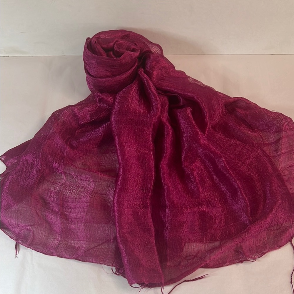 Elegant Magenta Scarf